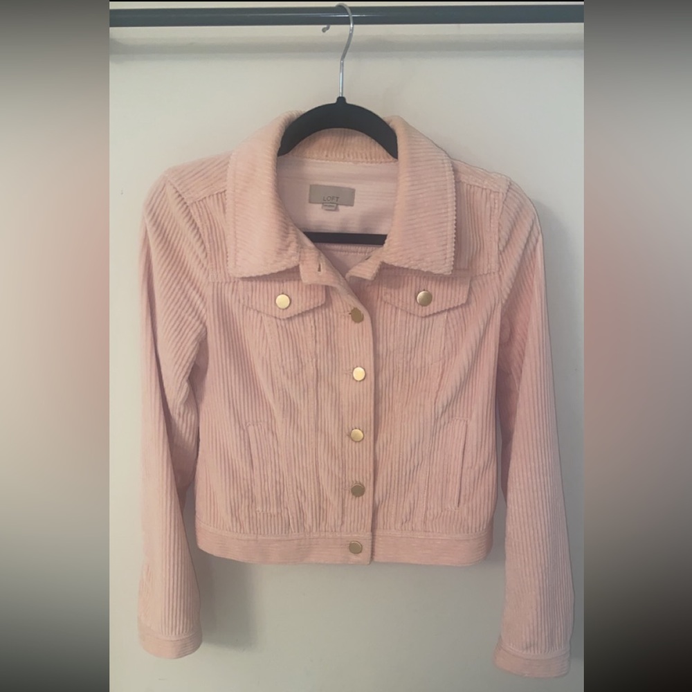 Pink Corduroy Jacket | LOFT